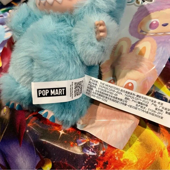 POPMART Labubu The Monster 3.0 Big Into Energy Plush Hope Authentic - Picture 7 of 9